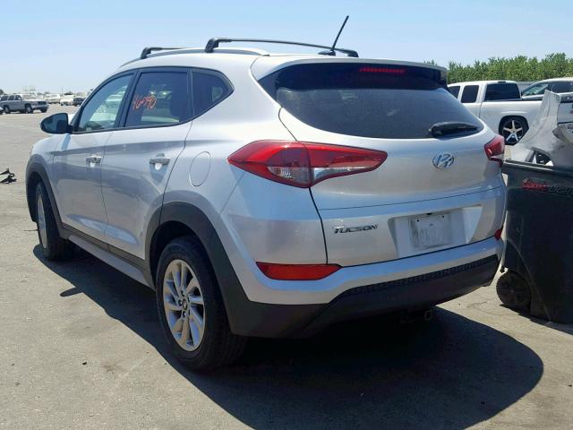 KM8J33A44HU466884 - 2017 HYUNDAI TUCSON LIM SILVER photo 3