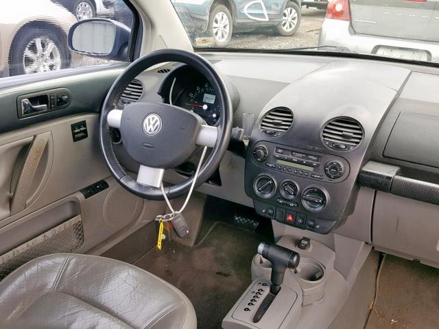 3VWCP21CX3M439735 - 2003 VOLKSWAGEN NEW BEETLE ნაცრისფერი ფოტო 9