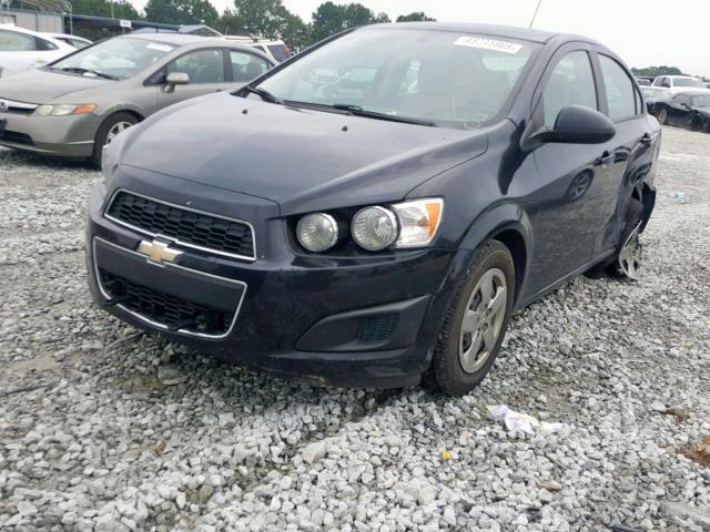 1G1JA5SHXF4153965 - 2015 CHEVROLET SONIC LS BLACK photo 2