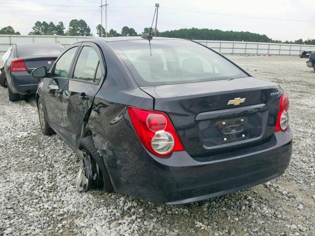 1G1JA5SHXF4153965 - 2015 CHEVROLET SONIC LS BLACK photo 3
