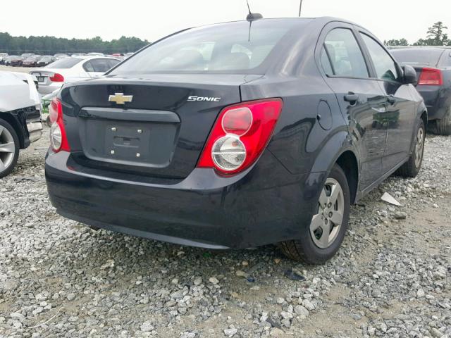 1G1JA5SHXF4153965 - 2015 CHEVROLET SONIC LS BLACK photo 4