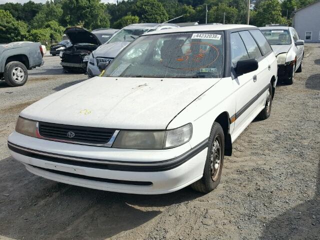 4S4BJ63C6R8949044 - 1994 SUBARU LEGACY L WHITE photo 2