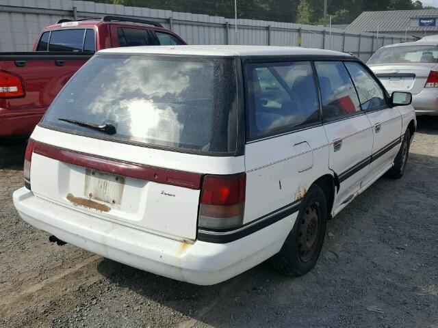 4S4BJ63C6R8949044 - 1994 SUBARU LEGACY L WHITE photo 4