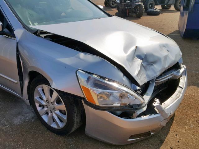 1HGCM66576A028857 - 2006 HONDA ACCORD EX SILVER photo 9