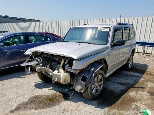 1J8HG58276C364031 - 2006 JEEP COMMANDER ვერცხლისფერი ფოტო 2