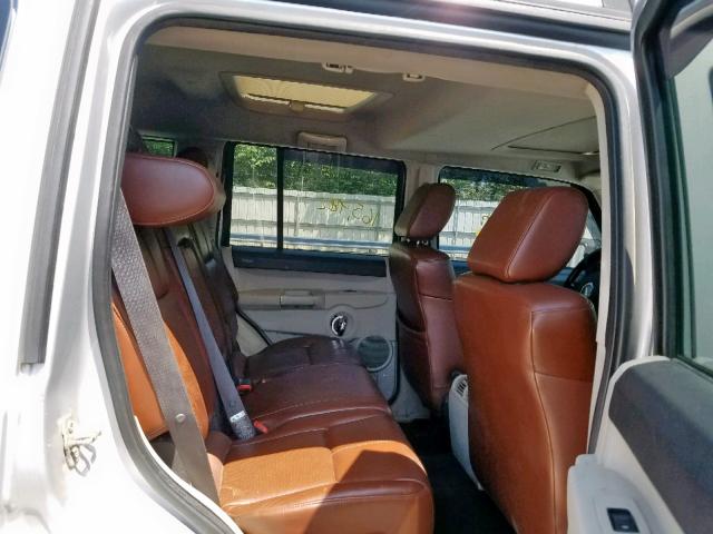 1J8HG58276C364031 - 2006 JEEP COMMANDER ვერცხლისფერი ფოტო 6