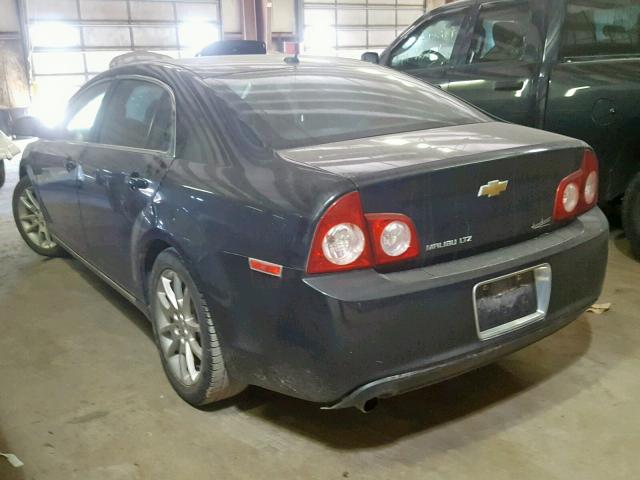 1G1ZE5E19BF271056 - 2011 CHEVROLET MALIBU LTZ ნაცრისფერი ფოტო 3
