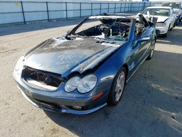 WDBSK75F95F096948 - 2005 MERCEDES-BENZ SL 500 BURN photo 2