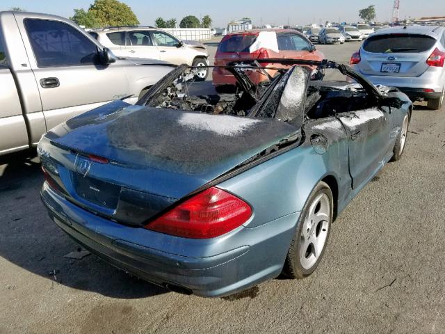 WDBSK75F95F096948 - 2005 MERCEDES-BENZ SL 500 BURN photo 4