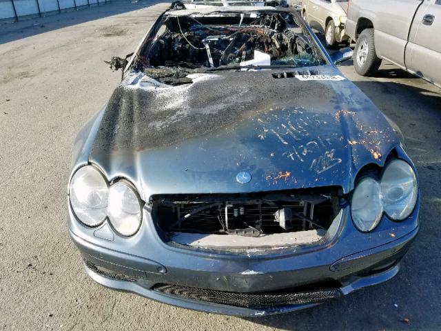 WDBSK75F95F096948 - 2005 MERCEDES-BENZ SL 500 BURN photo 9