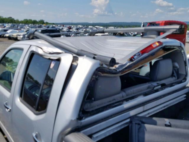 1N6AD0EV1AC439508 - 2010 NISSAN FRONTIER C SILVER photo 9