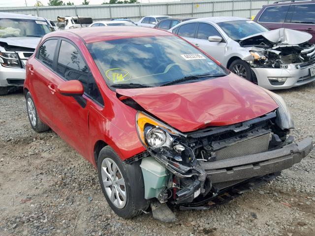 KNADM5A33C6069744 - 2012 KIA RIO LX RED photo 1