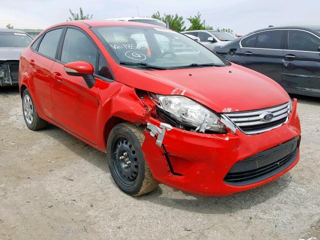 3FADP4BJXDM185631 - 2013 FORD FIESTA SE RED photo 1