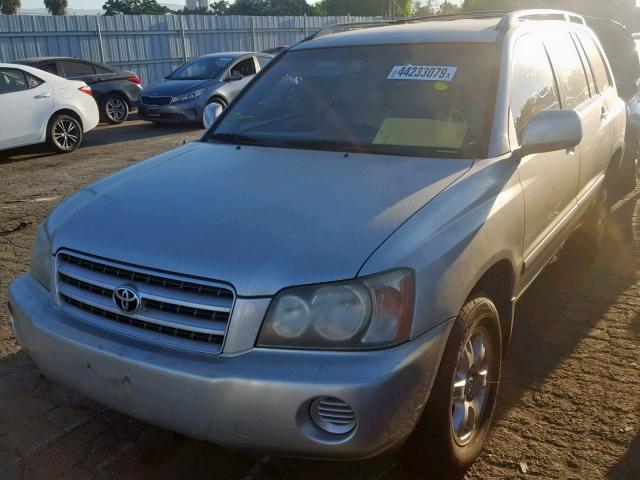 JTEGF21A320041642 - 2002 TOYOTA HIGHLANDER SILVER photo 2