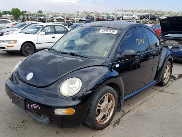 3VWCB21C92M436645 - 2002 VOLKSWAGEN NEW BEETLE Schwarz Foto 2
