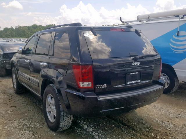 1J8GR48K16C158817 - 2006 JEEP GRAND CHER BLACK photo 3