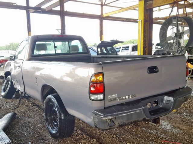 5TBJN32192S249385 - 2002 TOYOTA TUNDRA GRAY photo 3