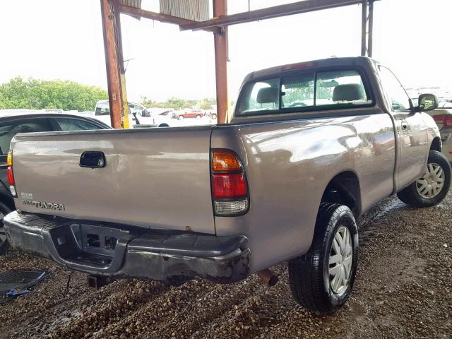 5TBJN32192S249385 - 2002 TOYOTA TUNDRA GRAY photo 4