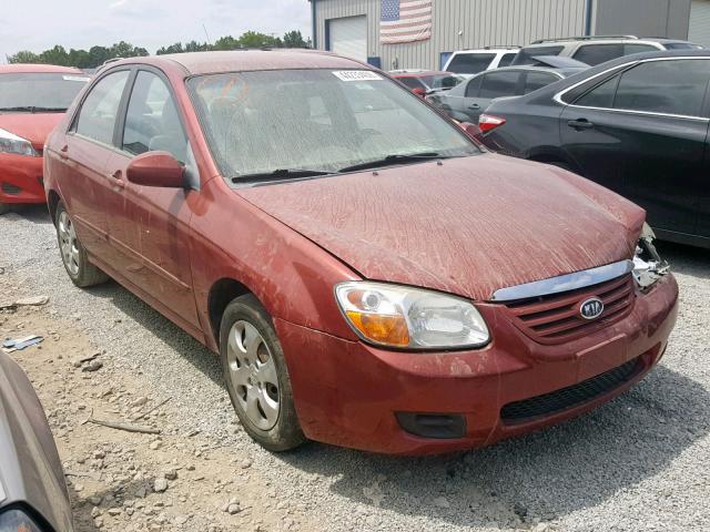 KNAFE121285520509 - 2008 KIA SPECTRA EX RED photo 1