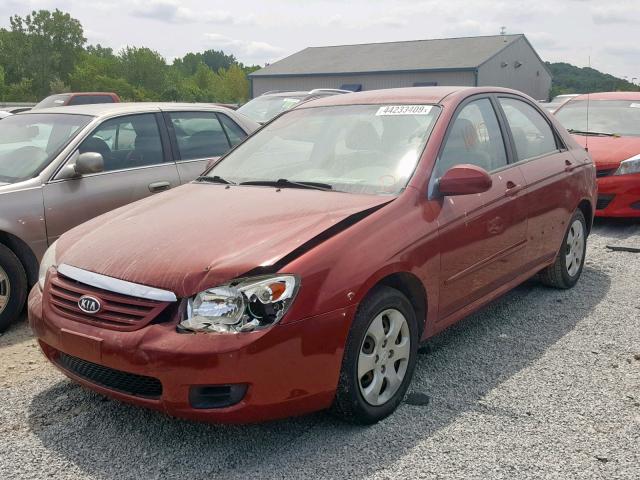 KNAFE121285520509 - 2008 KIA SPECTRA EX RED photo 2