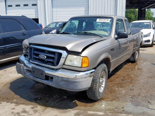 1FTYR14U35PA10497 - 2005 FORD RANGER SUP GRAY photo 2