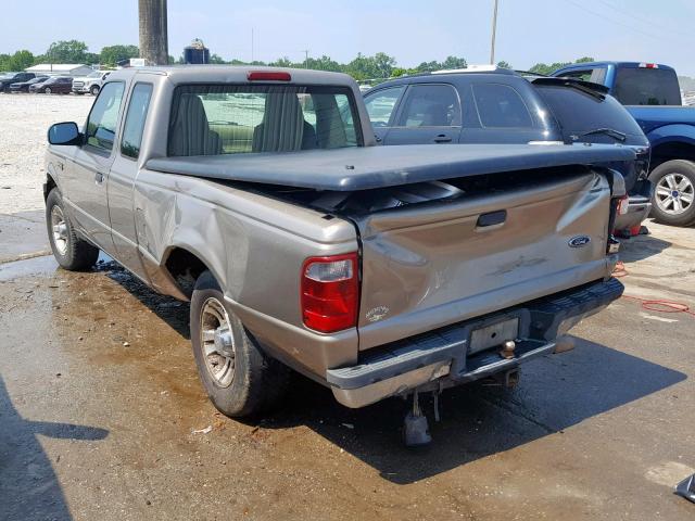 1FTYR14U35PA10497 - 2005 FORD RANGER SUP GRAY photo 3