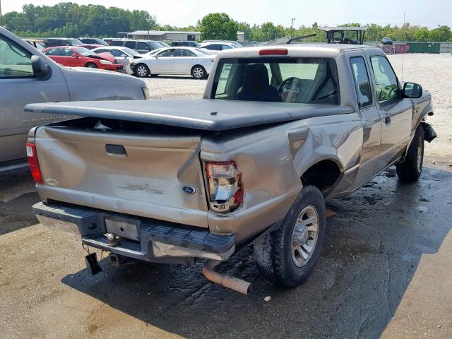 1FTYR14U35PA10497 - 2005 FORD RANGER SUP GRAY photo 4