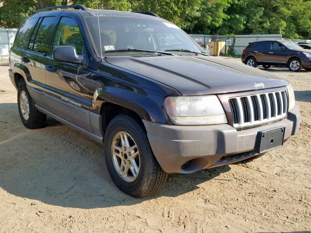 1J4GW48S54C140179 - 2004 JEEP GRAND CHER BURGUNDY photo 1