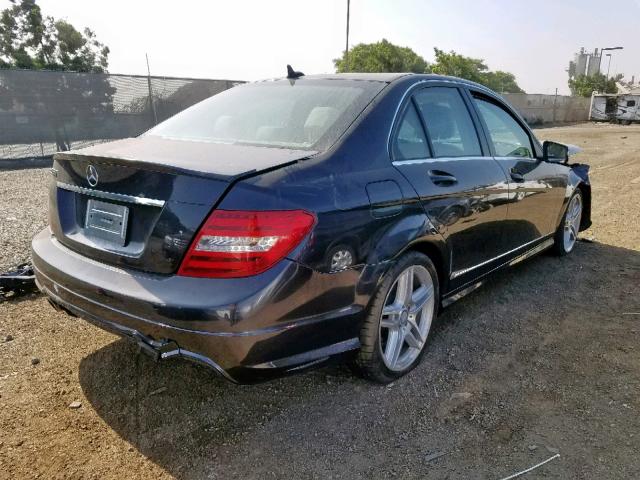 WDDGF4HB4DR246079 - 2013 MERCEDES-BENZ C 250 BLACK photo 4