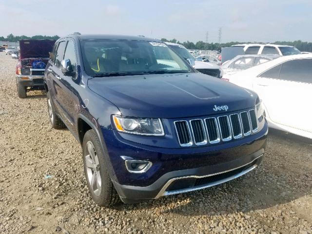 1C4RJEBG9EC107694 - 2014 JEEP GRAND CHER BLUE photo 1