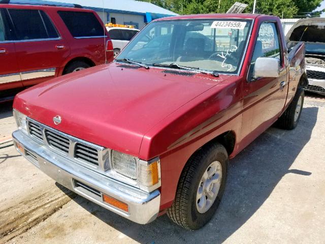 1N6SD11S9VC405618 - 1997 NISSAN TRUCK BASE RED photo 2