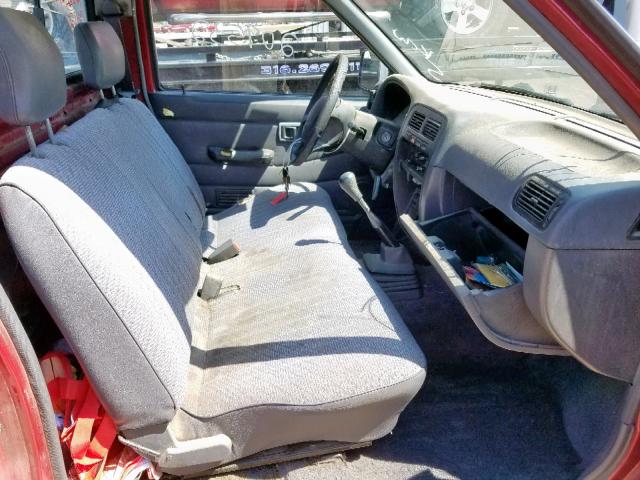 1N6SD11S9VC405618 - 1997 NISSAN TRUCK BASE RED photo 5