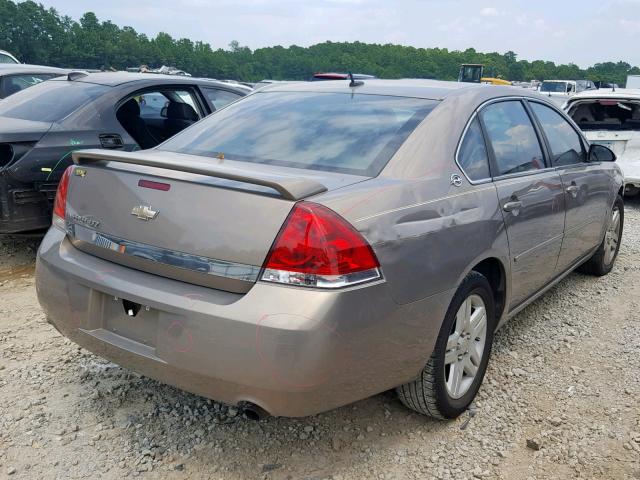 2G1WU581869248061 - 2006 CHEVROLET IMPALA LTZ GOLD photo 4