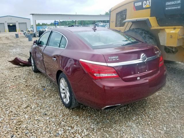 1G4GB5G33EF243940 - 2014 BUICK LACROSSE RED photo 3