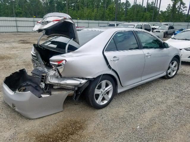 4T1BF1FK2CU143854 - 2012 TOYOTA CAMRY BASE SILVER photo 4