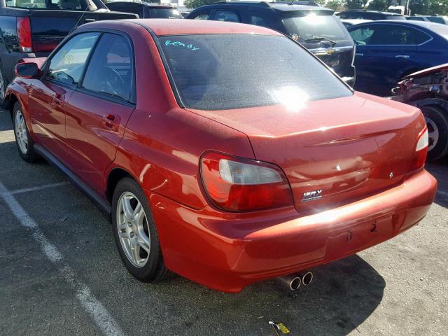 JF1GD29613H503652 - 2003 SUBARU IMPREZA WR RED photo 3