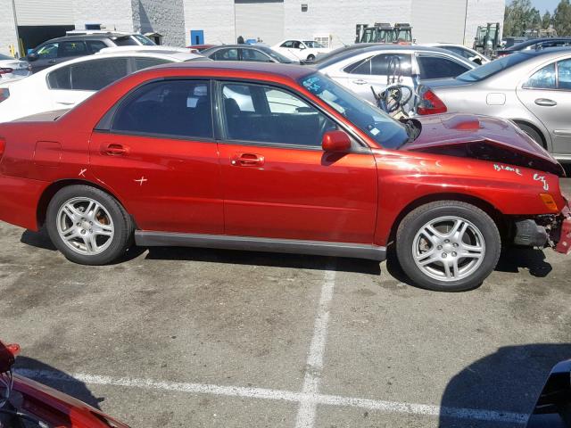 JF1GD29613H503652 - 2003 SUBARU IMPREZA WR RED photo 9