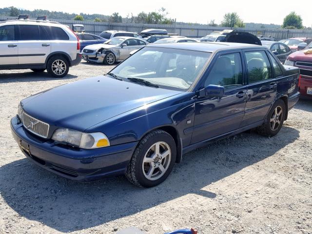 YV1LT56D2X2615587 - 1999 VOLVO S70 BLUE photo 2