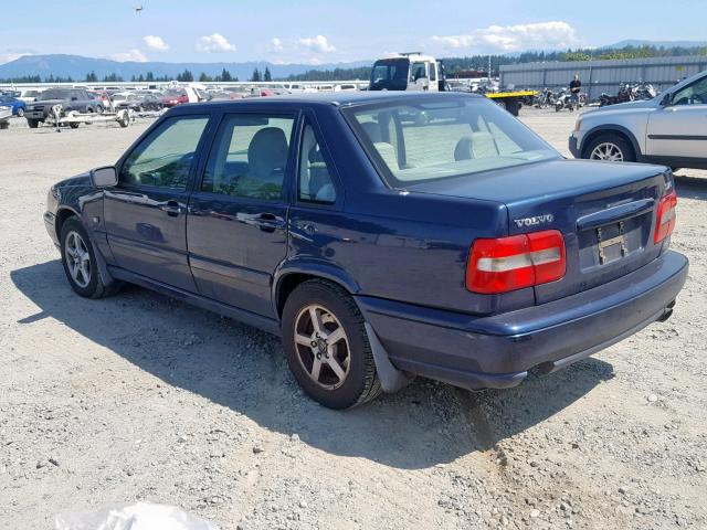 YV1LT56D2X2615587 - 1999 VOLVO S70 BLUE photo 3