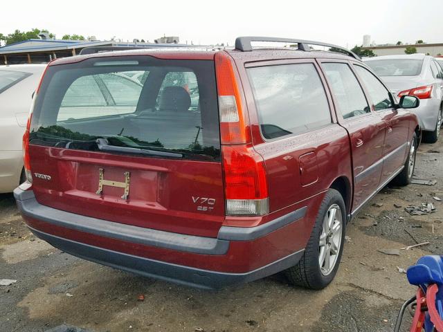 YV1SW59V342442973 - 2004 VOLVO V70 FWD BURGUNDY photo 4