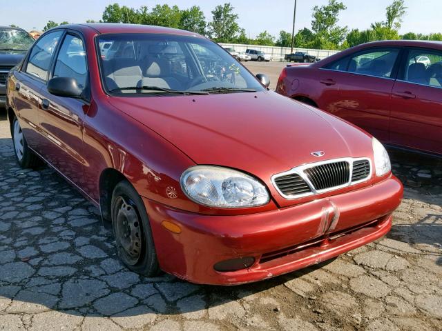 KLATA52621B641432 - 2001 DAEWOO LANOS S Rojo foto 1