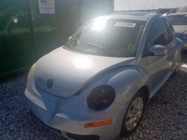 3VWRW3AG9AM027177 - 2010 VOLKSWAGEN NEW BEETLE Կապույտ լուսանկար 2