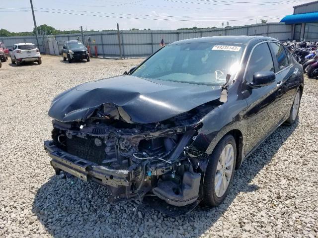 1HGCR2F83EA124276 - 2014 HONDA ACCORD EXL BLACK photo 2