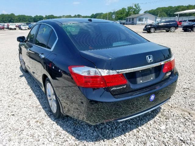 1HGCR2F83EA124276 - 2014 HONDA ACCORD EXL BLACK photo 3