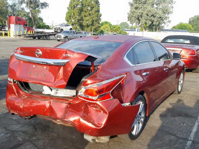 1N4BL3APXFC493793 - 2015 NISSAN ALTIMA 3.5 RED photo 4