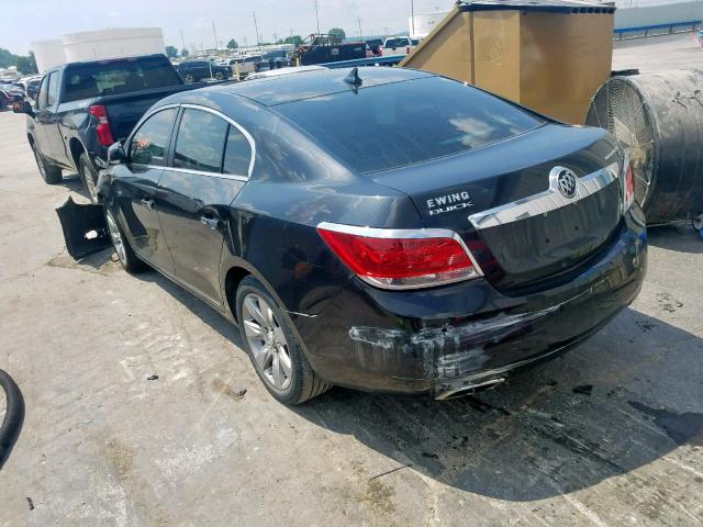 1G4GE5GD4BF348210 - 2011 BUICK LACROSSE C BLACK photo 3