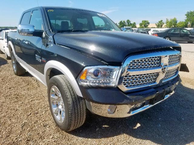 1C6RR7NT8JS137287 - 2018 RAM 1500 LARAM BLACK photo 1