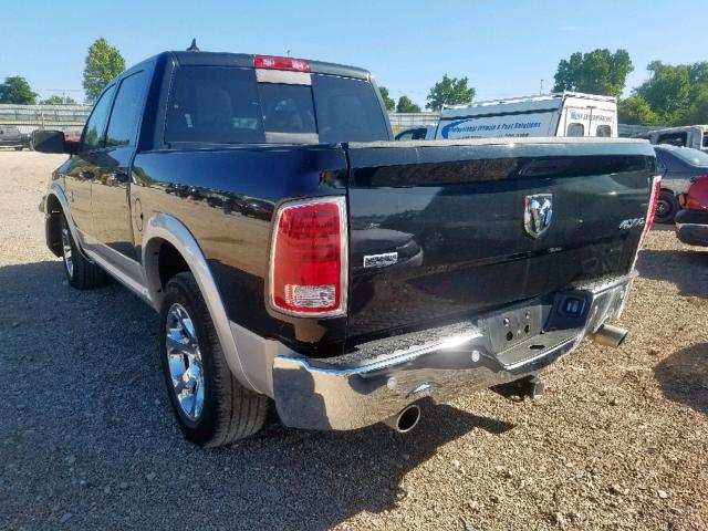 1C6RR7NT8JS137287 - 2018 RAM 1500 LARAM BLACK photo 3