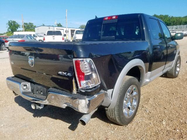 1C6RR7NT8JS137287 - 2018 RAM 1500 LARAM BLACK photo 4