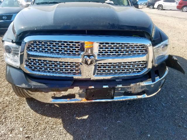 1C6RR7NT8JS137287 - 2018 RAM 1500 LARAM BLACK photo 9